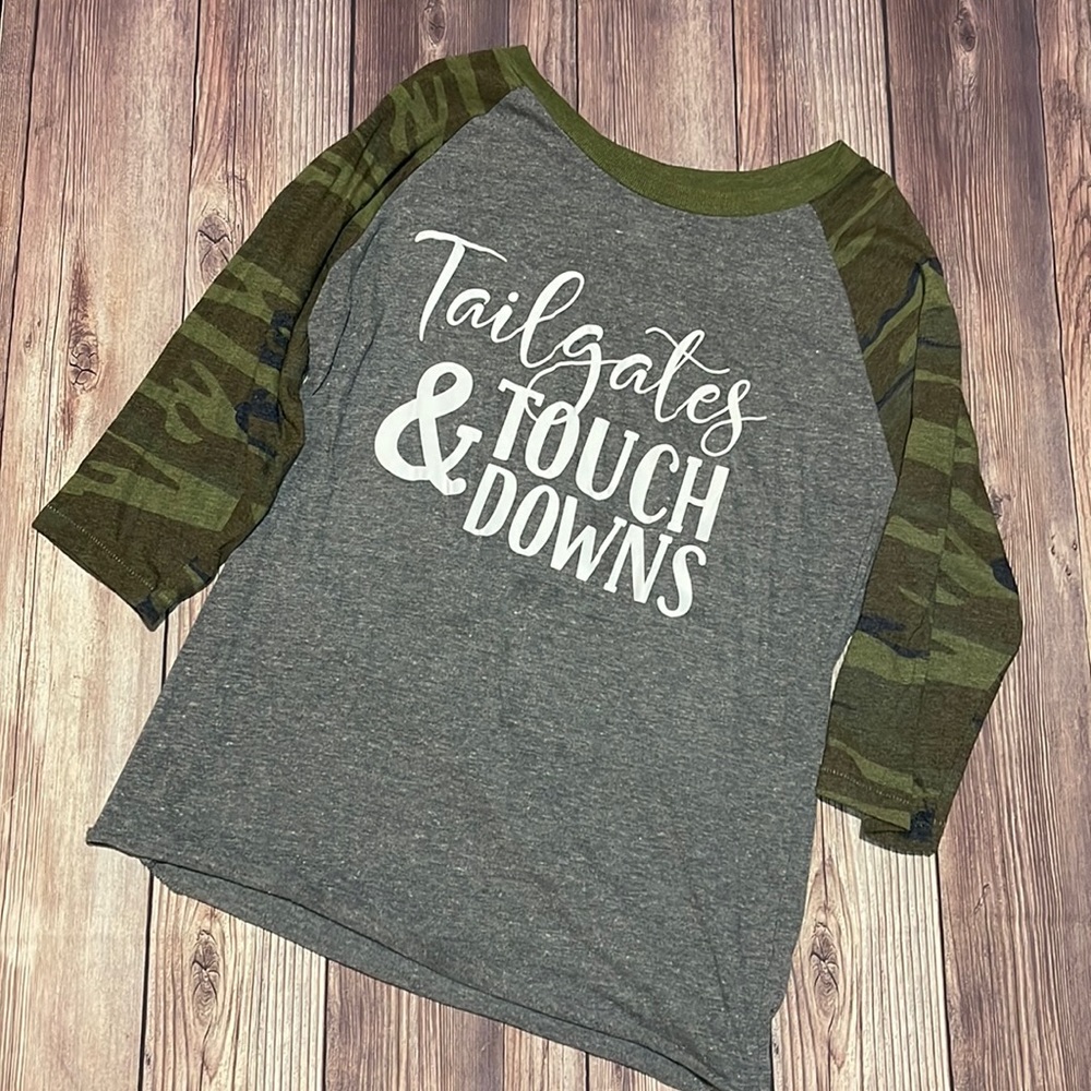 Tailgate & Touchdowns - 3/4 Length Long Sleeve T-Shirt